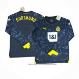 Camiseta Borussia Dortmund 2ª Equipacion del Manga Larga 2023-2024