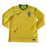 Camiseta Brasil 1ª Equipacion del Manga Larga 2020-2021