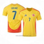 Camiseta Colombia Jugador L.Diaz 1ª Equipacion del 2024