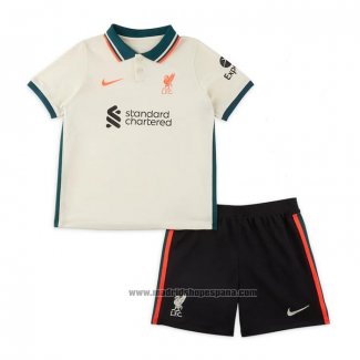 Camiseta Liverpool 2ª Equipacion del Nino 2021-2022