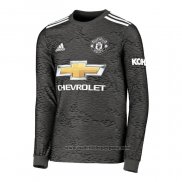 Camiseta 2ª Equipacion del Manchester United Manga Larga 2020-2021