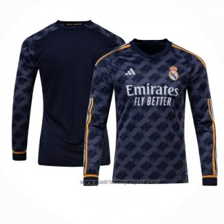 Camiseta Real Madrid 2ª Equipacion del Manga Larga 2023-2024