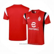 Camiseta de Entrenamiento AC Milan 2023-2024 Rojo