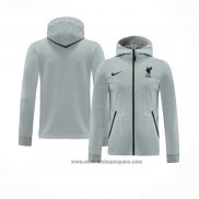 Chaqueta con Capucha del Liverpool 2020-2021 Gris