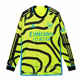 Camiseta Arsenal 2ª Equipacion del Manga Larga 2023-2024