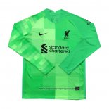 Camiseta Liverpool Portero Manga Larga 2021-2022 Verde