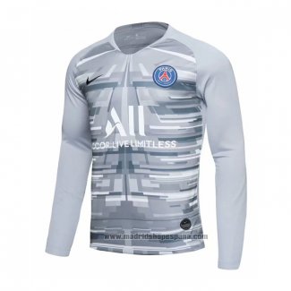 Camiseta Paris Saint-Germain Portero Manga Larga 2020-2021 Gris