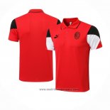 Camiseta Polo del AC Milan 2021-2022 Rojo