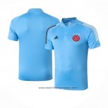 Camiseta Polo del Ajax 2020-2021 Azul