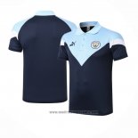 Camiseta Polo del Manchester City 2020-2021 Azul