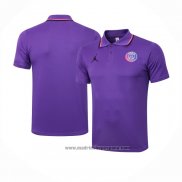 Camiseta Polo del Paris Saint-Germain Jordan 2021-2022 Purpura