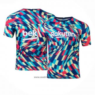 Camiseta Pre Partido del Barcelona 2020-2021 Azul