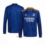 Camiseta Real Madrid 2ª Equipacion del Manga Larga 2021-2022