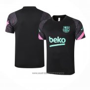 Camiseta de Entrenamiento Barcelona 2020-2021 Negro