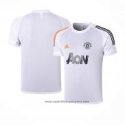 Camiseta de Entrenamiento Manchester United 2020-2021 Blanco