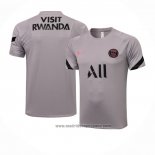 Camiseta de Entrenamiento Paris Saint-Germain 2021-2022 Gris