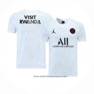 Camiseta de Entrenamiento Paris Saint-Germain Jordan 2021 Blanco