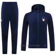 Chandal con Capucha del Italia 2021-2022 Azul