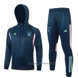 Chandal de Sudadera del Ajax Nino 202023-2024 Azul