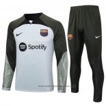 Chandal de Sudadera del Barcelona 2023-2024 Gris