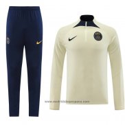 Chandal de Sudadera del Paris Saint-Germain 202023-2024 Amarillo