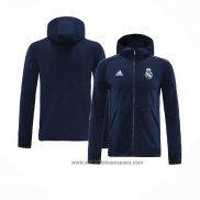 Chaqueta con Capucha del Real Madrid 2020-2021 Azul