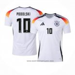 Camiseta Alemania Jugador Podolski 1ª Equipacion del 2024