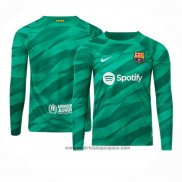 Camiseta Barcelona Portero Manga Larga 2023-2024 Verde