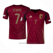 Camiseta Belgica Jugador De Bruyne 1ª Equipacion del 2024