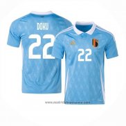 Camiseta Belgica Jugador Doku 2ª Equipacion del 2024