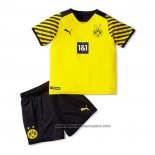 Camiseta Borussia Dortmund 1ª Equipacion del Nino 2021-2022