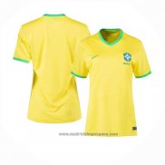 Camiseta Brasil 1ª Equipacion del Mujer 2023