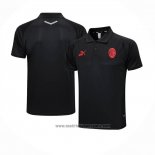 Camiseta Polo del AC Milan 2023-2024 Negro