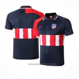 Camiseta Polo del Atletico Madrid 2020-2021 Azul