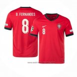 Camiseta Portugal Jugador B.Fernandes 1ª Equipacion del 2024