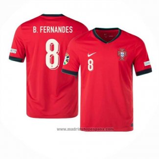 Camiseta Portugal Jugador B.Fernandes 1ª Equipacion del 2024