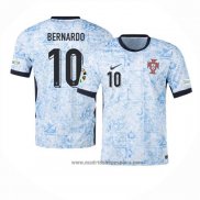 Camiseta Portugal Jugador Bernardo 2ª Equipacion del 2024