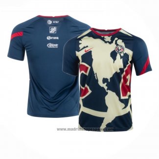 Camiseta Pre Partido del America 2020-2021 Azul