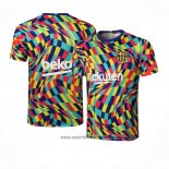 Camiseta de Entrenamiento Barcelona 2021-2022 Amarillo
