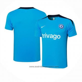 Camiseta de Entrenamiento Chelsea 2024-2025 Azul