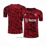 Camiseta de Entrenamiento Manchester United 2023-2024 Rojo
