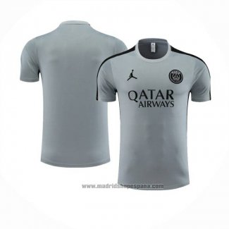 Camiseta de Entrenamiento Paris Saint-Germain Jordan 2023-2024 Gris