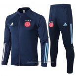 Chandal de Chaqueta del Ajax 2020-2021 Azul