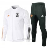 Chandal de Chaqueta del Manchester United 2020-2021 Blanco