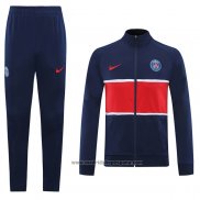 Chandal de Chaqueta del Paris Saint-Germain 2020-2021 Azul