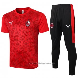 Chandal del AC Milan Manga Corta 2020-2021 Rojo