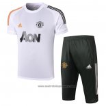 Chandal del Manchester United Manga Corta 2020-2021 Blanco