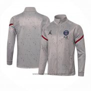 Chaqueta del Paris Saint-Germain Jordan 2021-2022 Gris