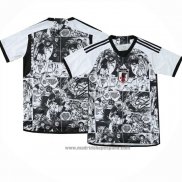 Tailandia Camiseta Japon Anime 2024-2025 Negro y Blanco