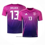 Camiseta Alemania Jugador Ballack 2ª Equipacion del 2024